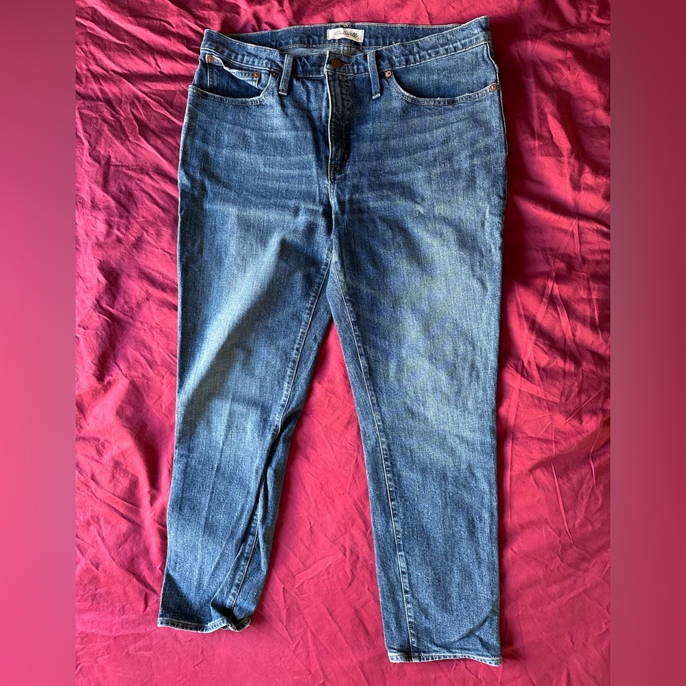 Madewell Jeans - Tomboy Straight - size 31 - Chaseley Wash. Like new!